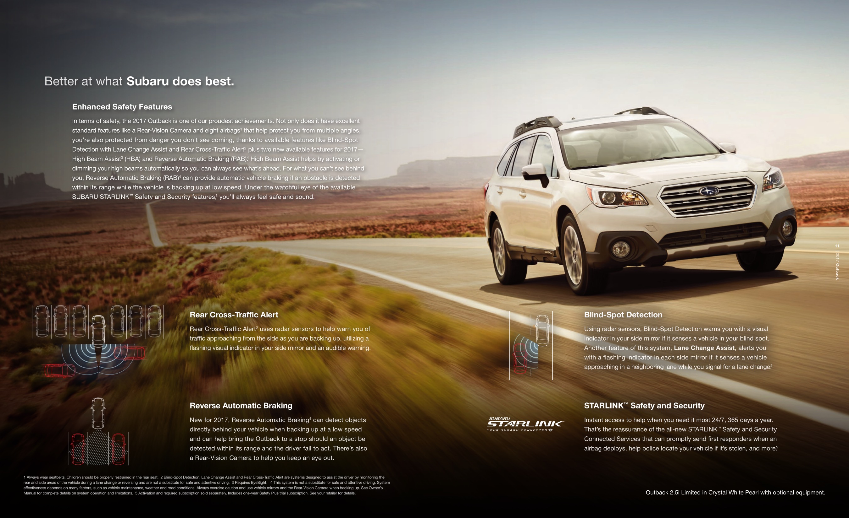 2017 Subaru Outback Brochure Page 4
